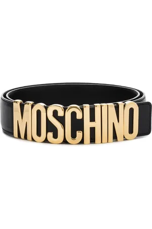 Moschino Cinturón con placa del logo