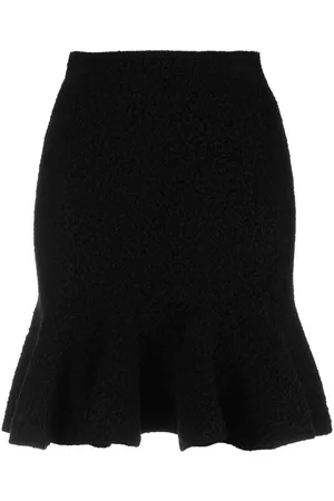 Jil Sander Falda midi con cintura alta