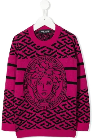 VERSACE Suéter de tejido de intarsia Medusa