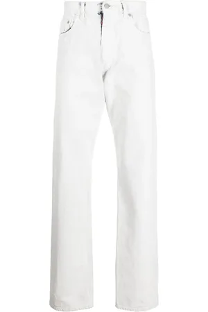 Maison Margiela Jeans rectos con diseño pintado