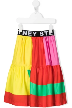 Stella McCartney Falda con logo en la pretina