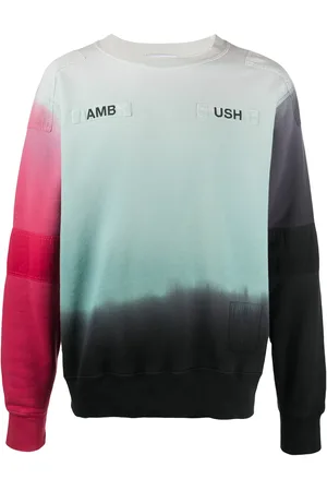 AMBUSH Sudadera con diseño patchwork y logo