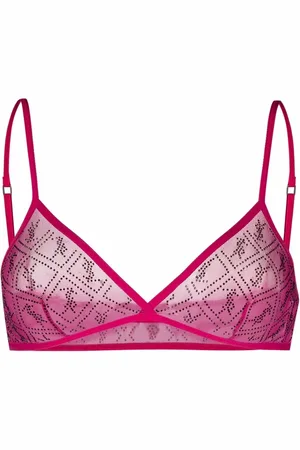 Saint Laurent Brasier de malla con logo