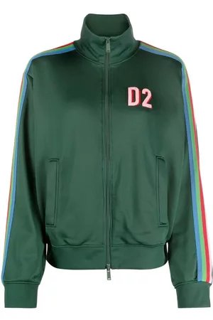 Dsquared2 Sudadera con cierre y motivo de rayas