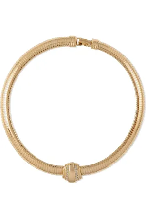 Susan Caplan Collar de cadena Avon con detalles de cristal 1980