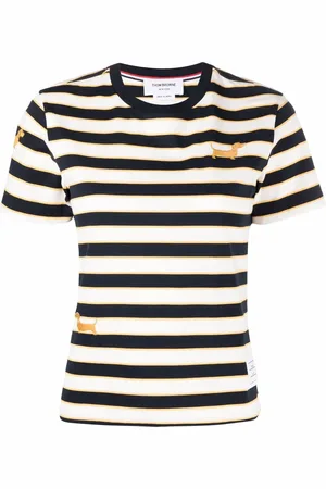Thom Browne Playera con cuello redondo