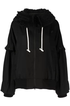 YOHJI YAMAMOTO Hoodie con ribete de texturizado