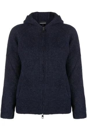 Emporio Armani Cárdigan tejido con capucha
