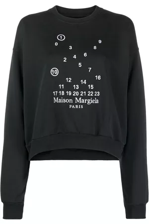 Maison Margiela Sudadera con motivo de números