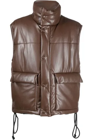 Nanushka Chaleco capitonado con cuello alto