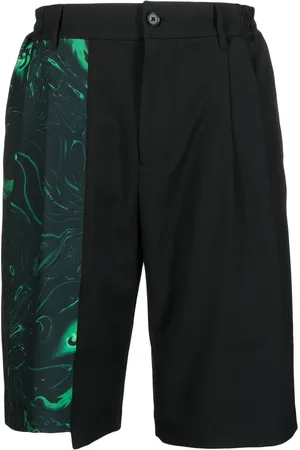 Feng Chen Wang Bermudas con remolino estampado