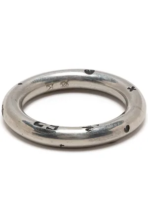 WERKSTATT:MÜNCHEN Anillo en plata de ley grabada