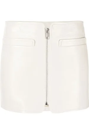 Courrèges Falda corta Swallow de vinilo