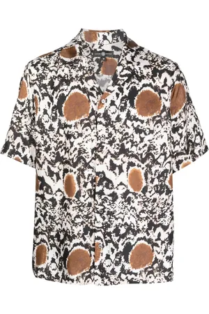 Edward Crutchley Camisa manga corta con motivo abstracto