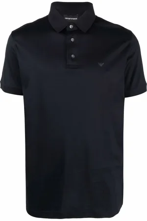 Emporio Armani Playera tipo polo con motivo Eagle