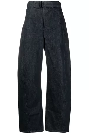 LEMAIRE Pantalones rectos con cinturón