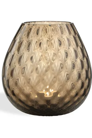 NasonMoretti Portavelas de vidrio Macramé