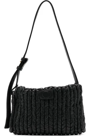 Nanushka Bolsa de hombro entretejida