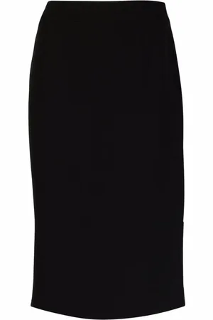 Emporio Armani Falda midi con cintura alta