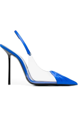 Saint Laurent Zapatillas de puntera en punta con tacón de 140mm