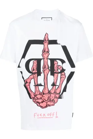 Philipp Plein Playera Skeleton