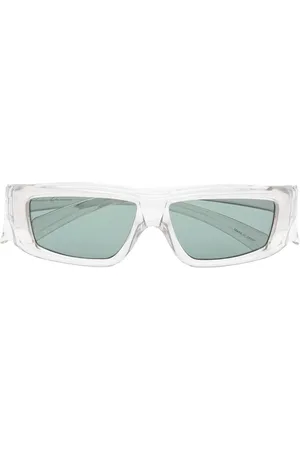 Rick Owens Lentes de sol con armazón rectangular