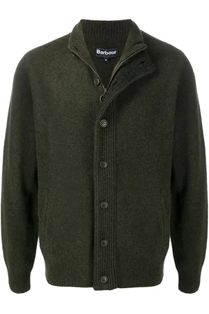 Barbour Cárdigan con cuello de tortuga
