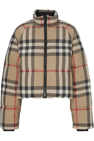 Burberry Chamarra capitonada con motivo Vintage Check