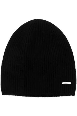 Woolrich Mujer Gorros - Gorro de cachemira tejido de canalé
