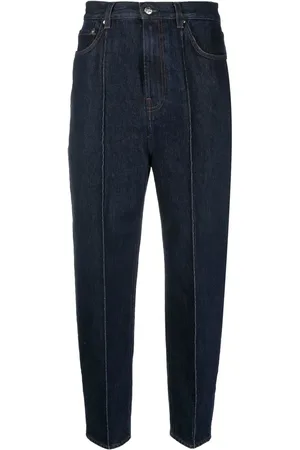 Totême Jeans capri con tiro alto