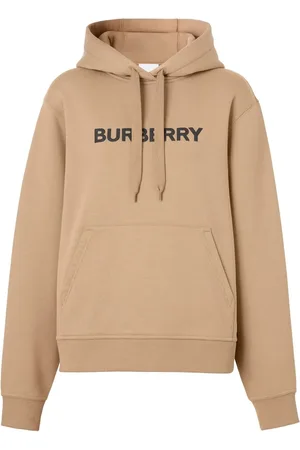 Burberry Hoodie con logo estampado y cordones