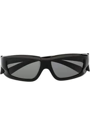 Rick Owens Lentes de sol con armazón rectangular