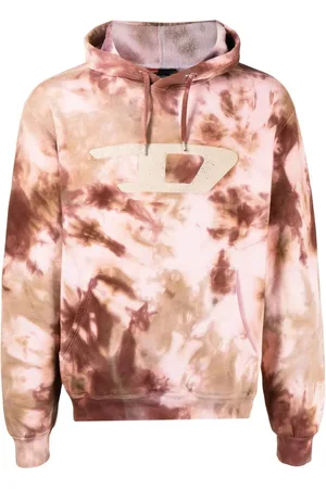 Stain Shade Hoodie con estampado tie-dye