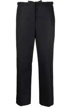 Jil Sander Pantalones con agujetas en la pretina