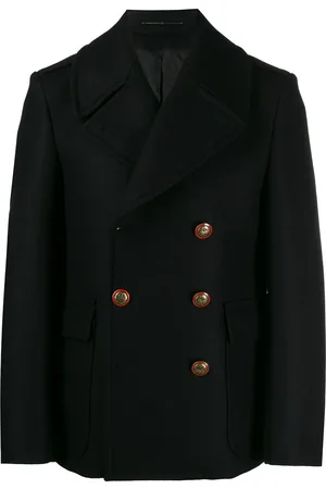 Givenchy Unicorn buttons double-breasted coat