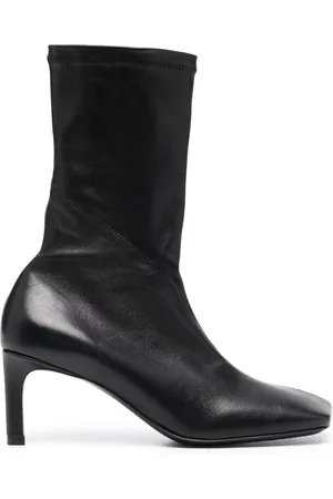 Jil Sander Botines con puntera cuadrada y tacón de 70mm
