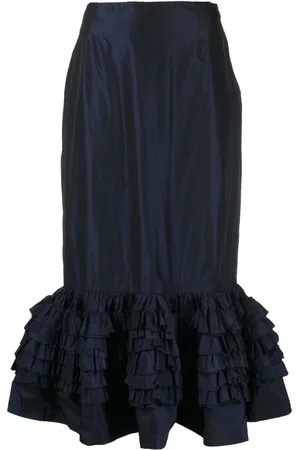 Molly Goddard Falda con volantes y peplum