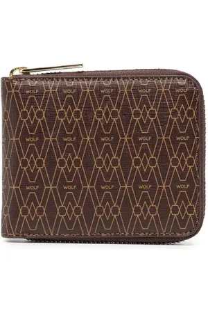 Wolf Cartera con logo estampado y cierre