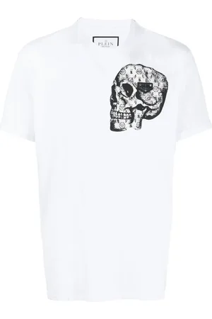 Philipp Plein Playera con motivo Skull