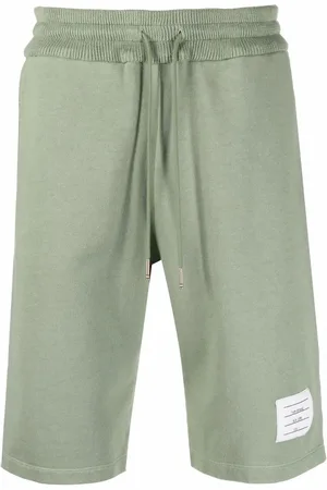 Thom Browne Shorts deportivos con parche del logo