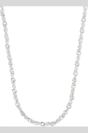 SPINELLI KILCOLLIN Collar de cadena barbada en plata de ley