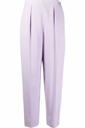 CHANEL Pantalones de vestir de seda 2000