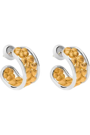 TANE México 1942 Arracadas Bordados en oro vermeil de 23kt