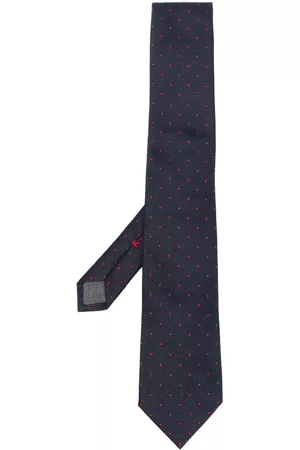 Brunello Cucinelli Hombre Corbatas - Corbata con motivo de lunares