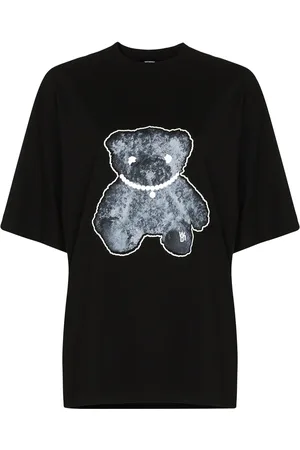 We11 Done Playera con oso estampado