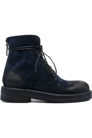 MARSÈLL Botas de gamuzacon agujetas