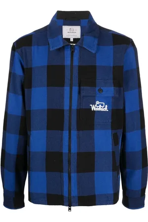 Woolrich Sobrecamisa a cuadros con cierre