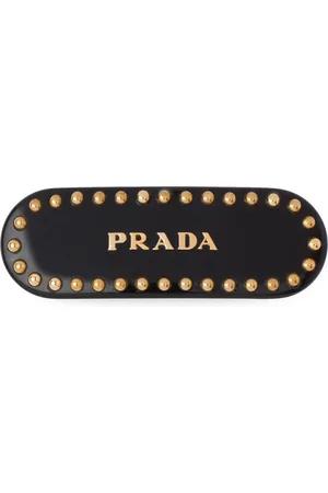 Prada Clip para el cabello con logo estampado