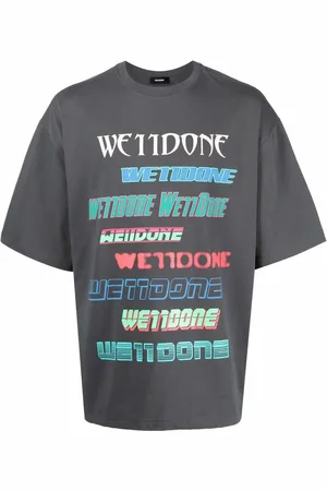 We11 Done Playera oversize con logo estampado