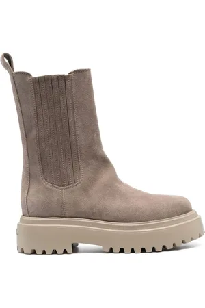 LE SILLA Botas slip-on de gamuza con tacón de 55mm